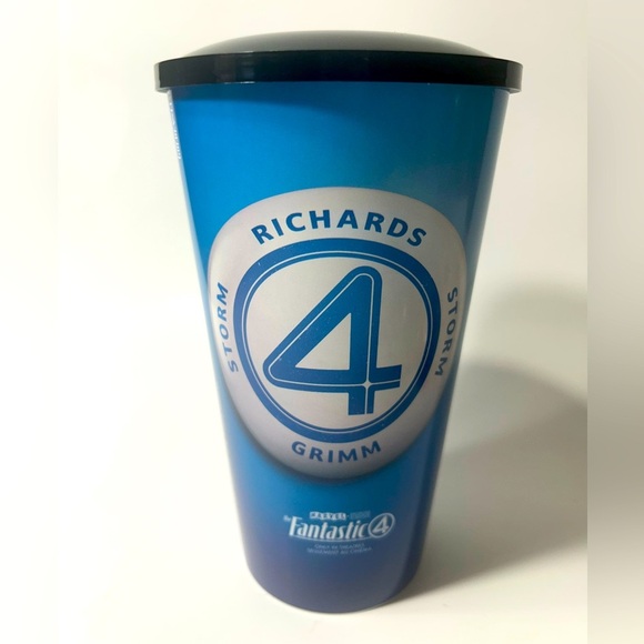 The Fantastic Four - Plastic Cup w/ Galactus Topper - 🌎🍴 - Picture 3 of 7